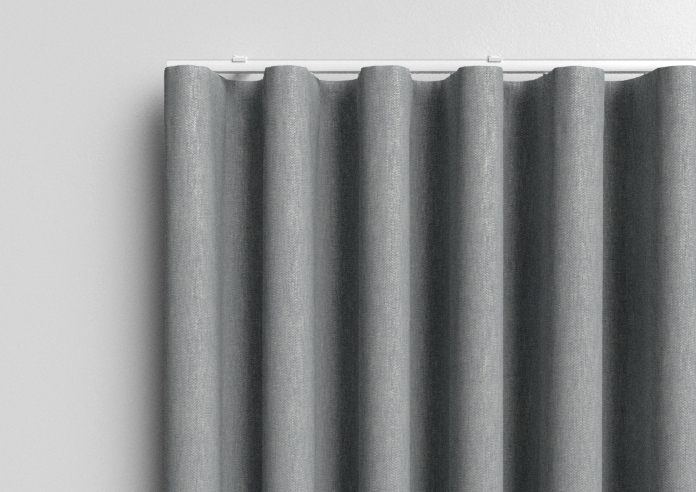 Delicate Chevron, Dark Blue - Made to Measure Curtains - Image 13
